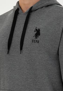 Erkek Antrasit Melanj Basic Sweatshirt - 50289059037