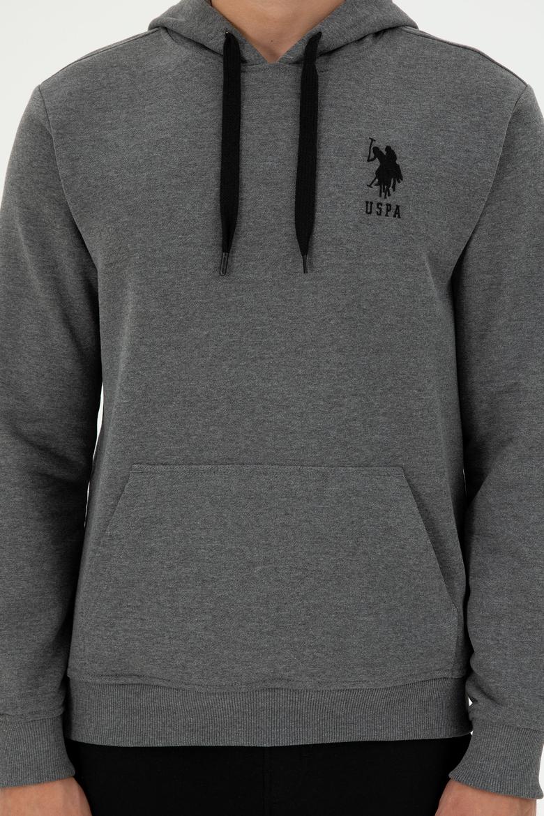 Erkek Antrasit Melanj Basic Sweatshirt - 50289059037