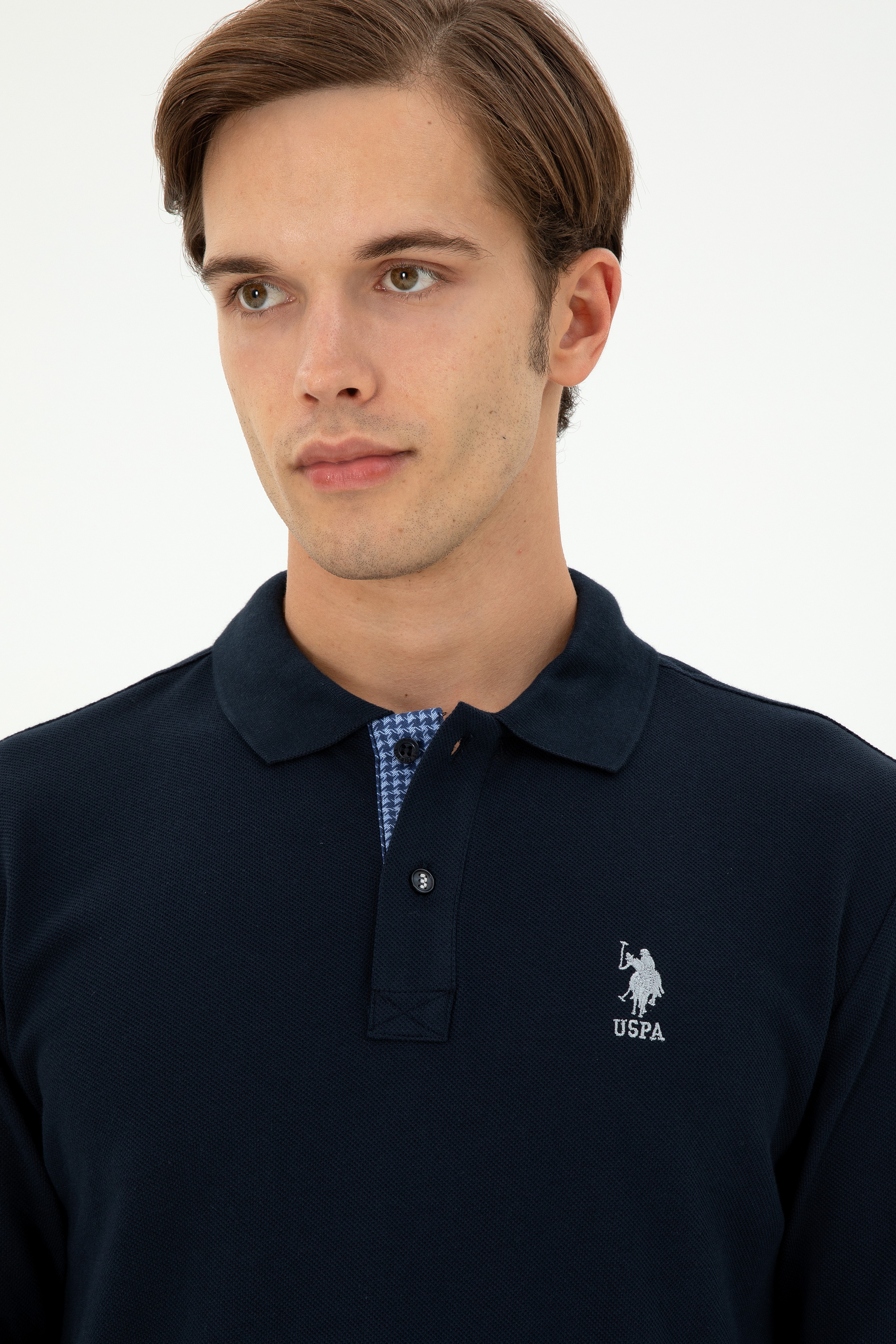 Erkek Lacivert Basic Sweatshirt