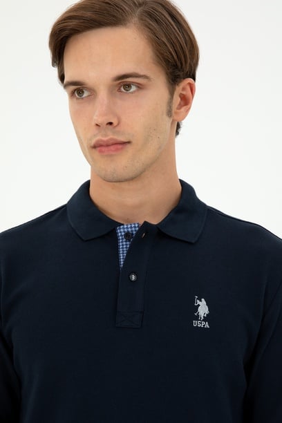 Erkek Lacivert Basic Sweatshirt