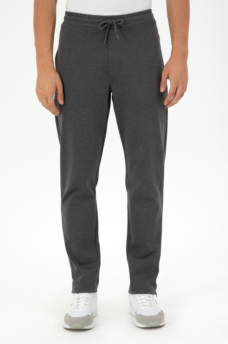 Erkek Antrasit Melanj Eşofman Altı