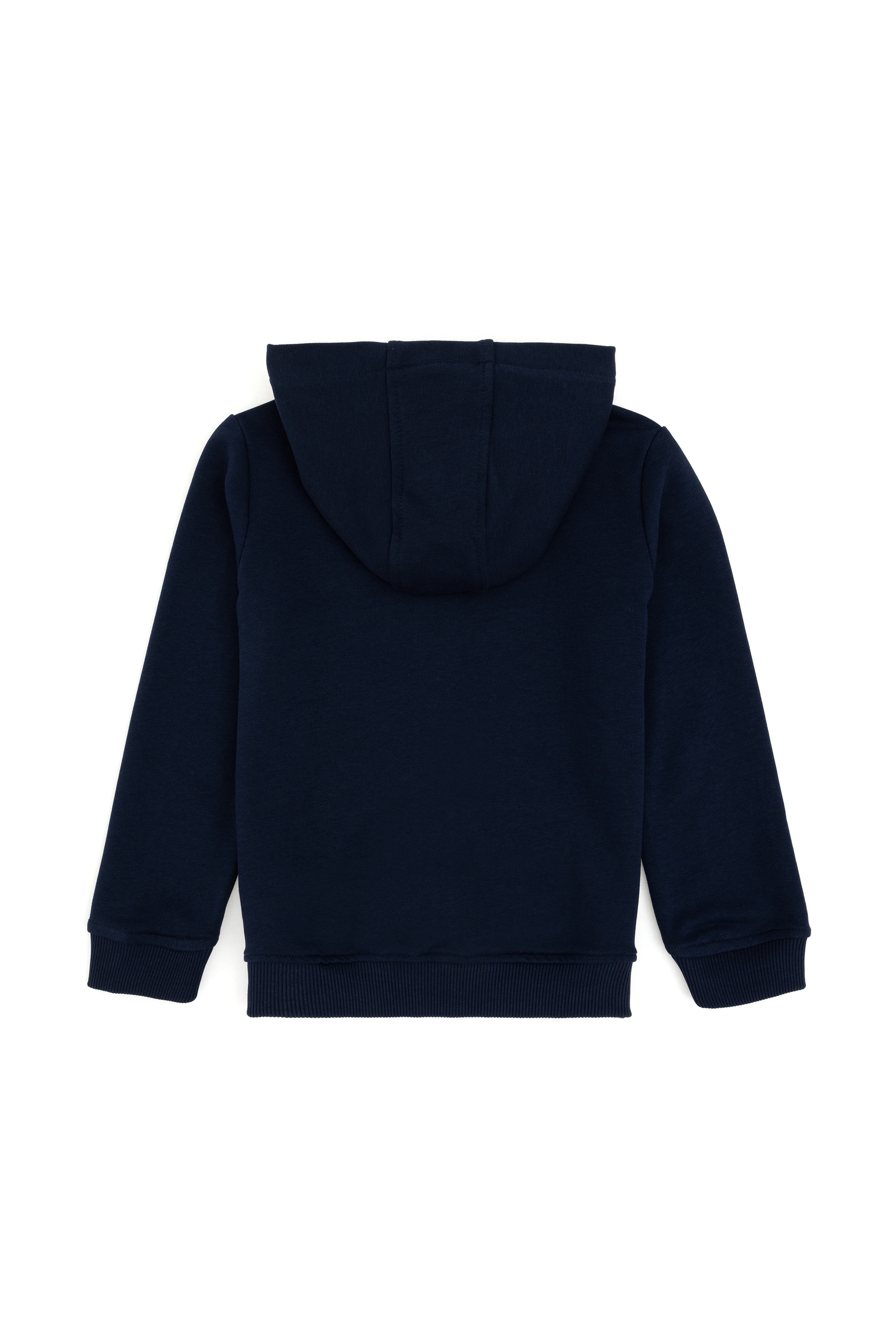Erkek Çocuk Lacivert Basic Fermuarlı Sweatshirt - Image 2