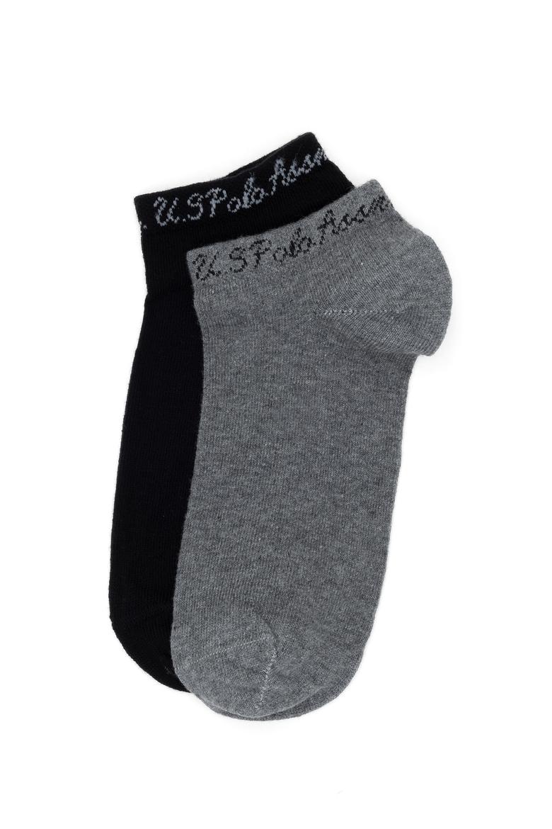 Kadın Gri Melanj Çorap