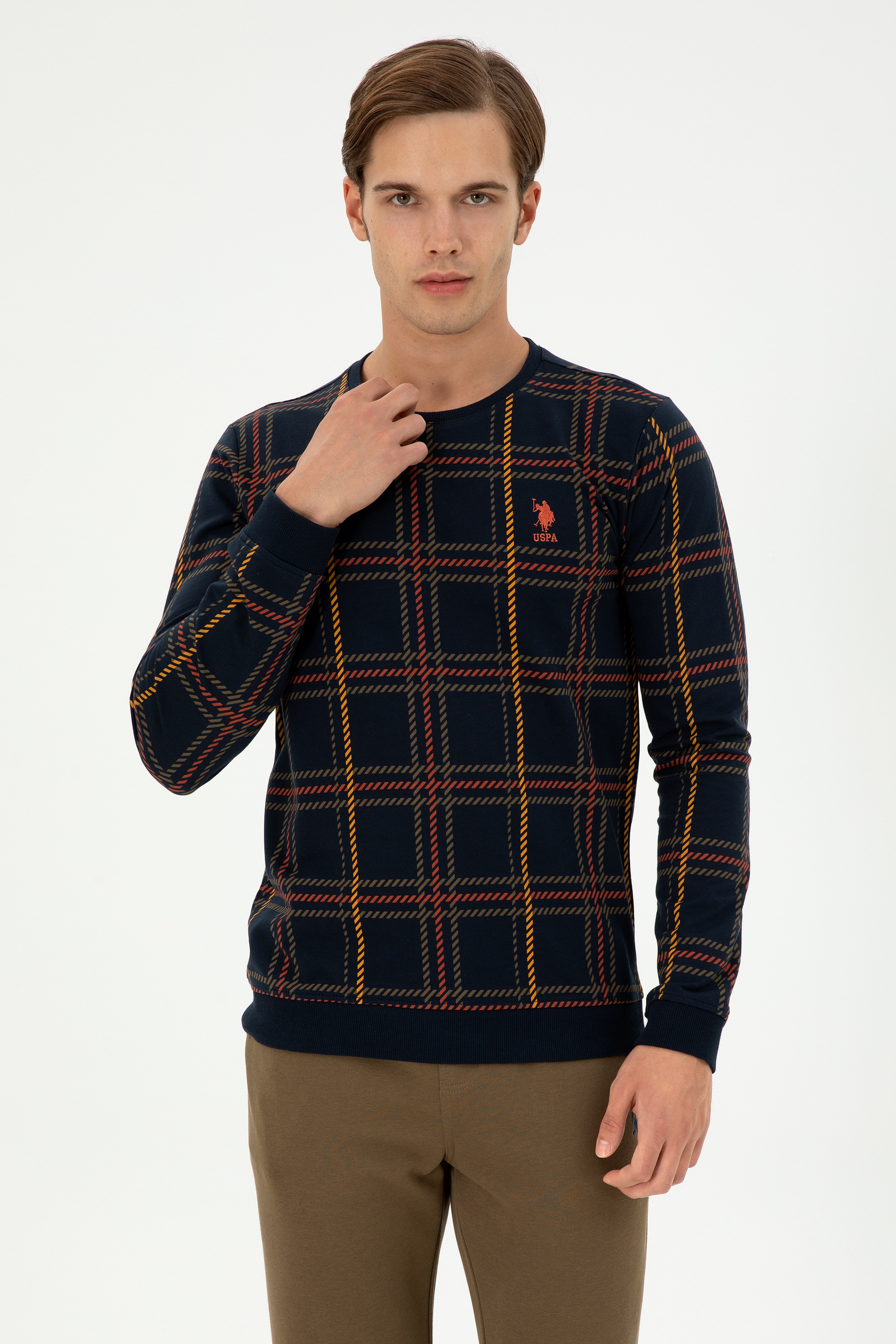Erkek Lacivert Sweatshirt - Image 1