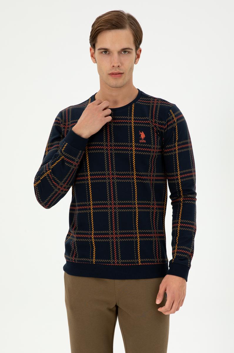 Erkek Lacivert Sweatshirt