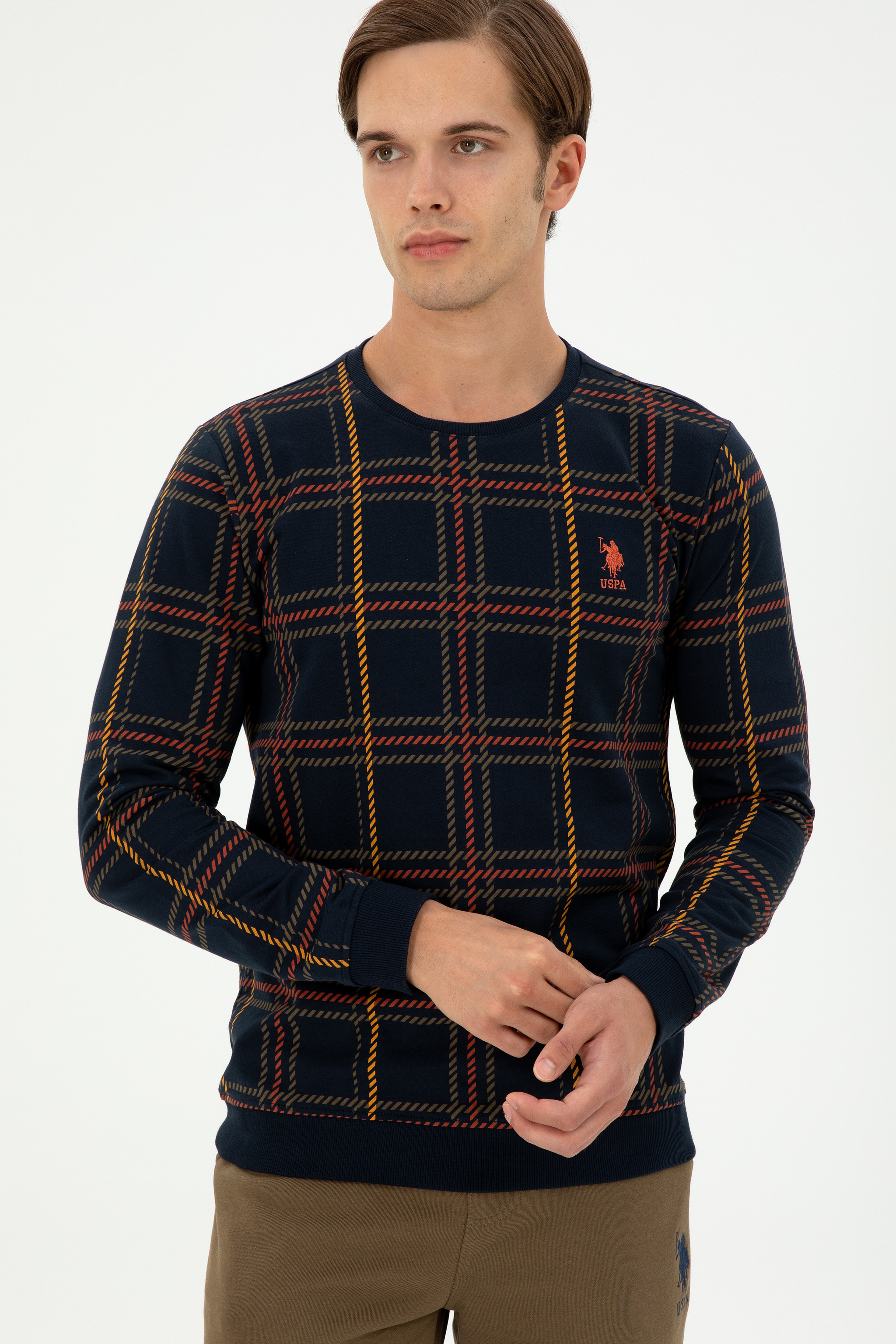 Erkek Lacivert Sweatshirt