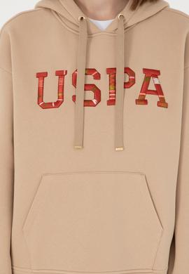 Kadın Kum Kapüşonlu Sweatshirt - 50298586013