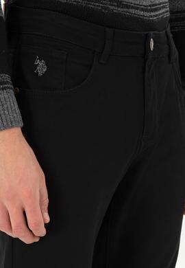 Erkek Siyah Kanvas Pantolon - 50291156012