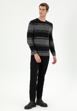 Erkek Siyah Kanvas Pantolon - 50291156012