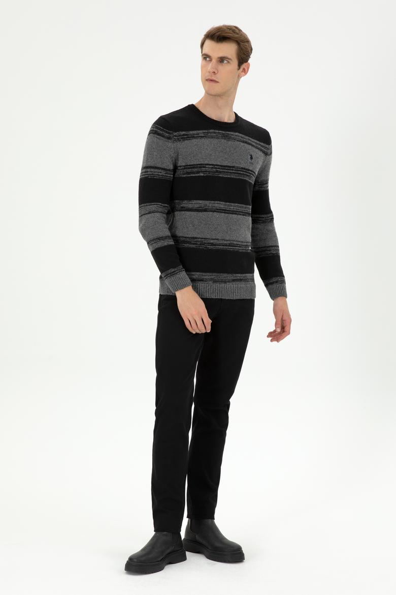 Erkek Siyah Kanvas Pantolon - 50291156012