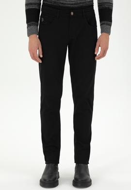 Erkek Siyah Kanvas Pantolon - 50291156012