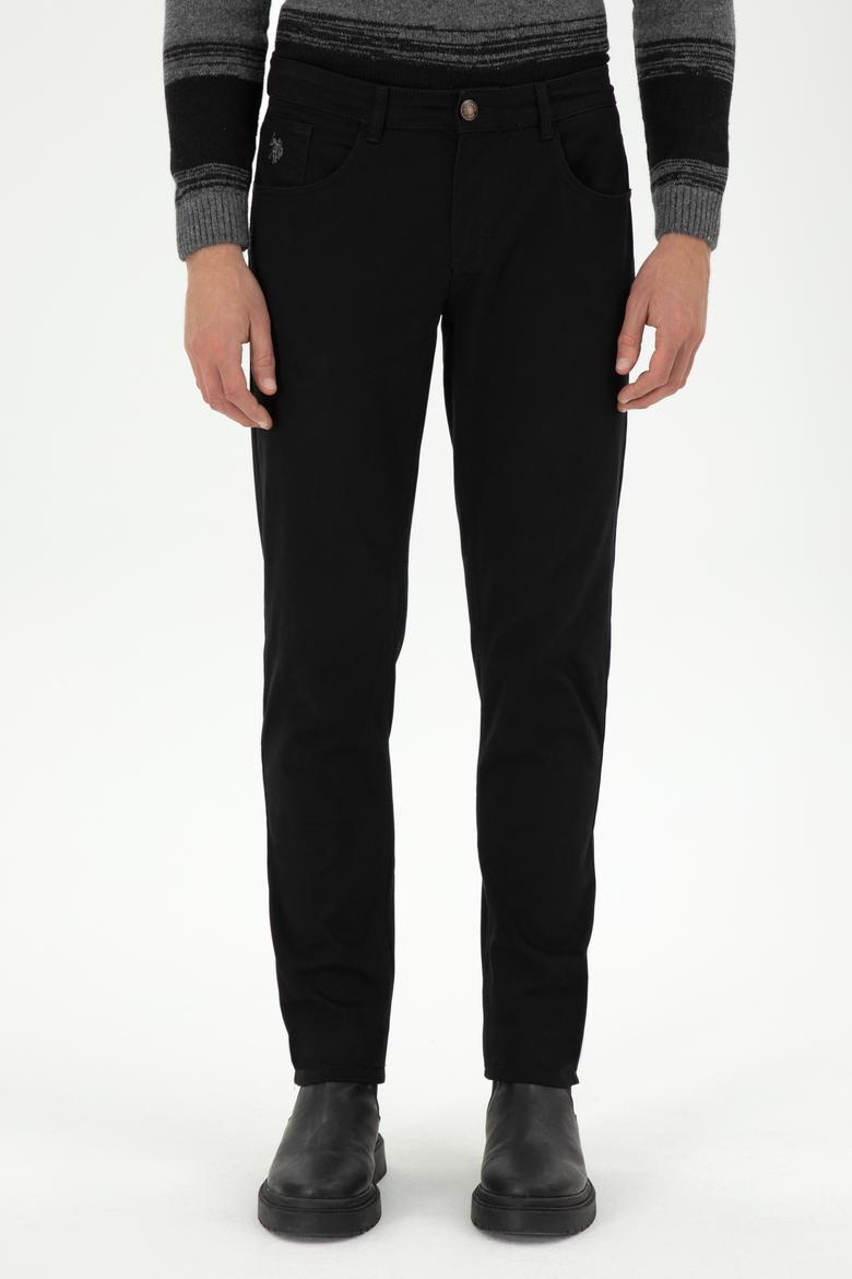 Erkek Siyah Kanvas Pantolon - 50291156012