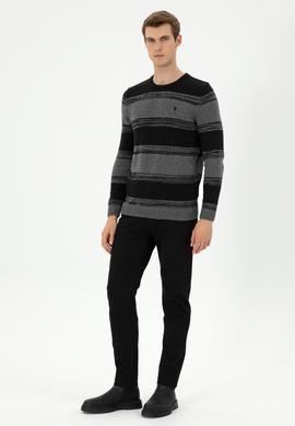 Erkek Siyah Kanvas Pantolon - 50291156012