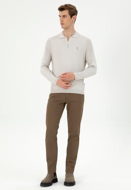 Erkek Haki Kanvas Pantolon - 50291156325