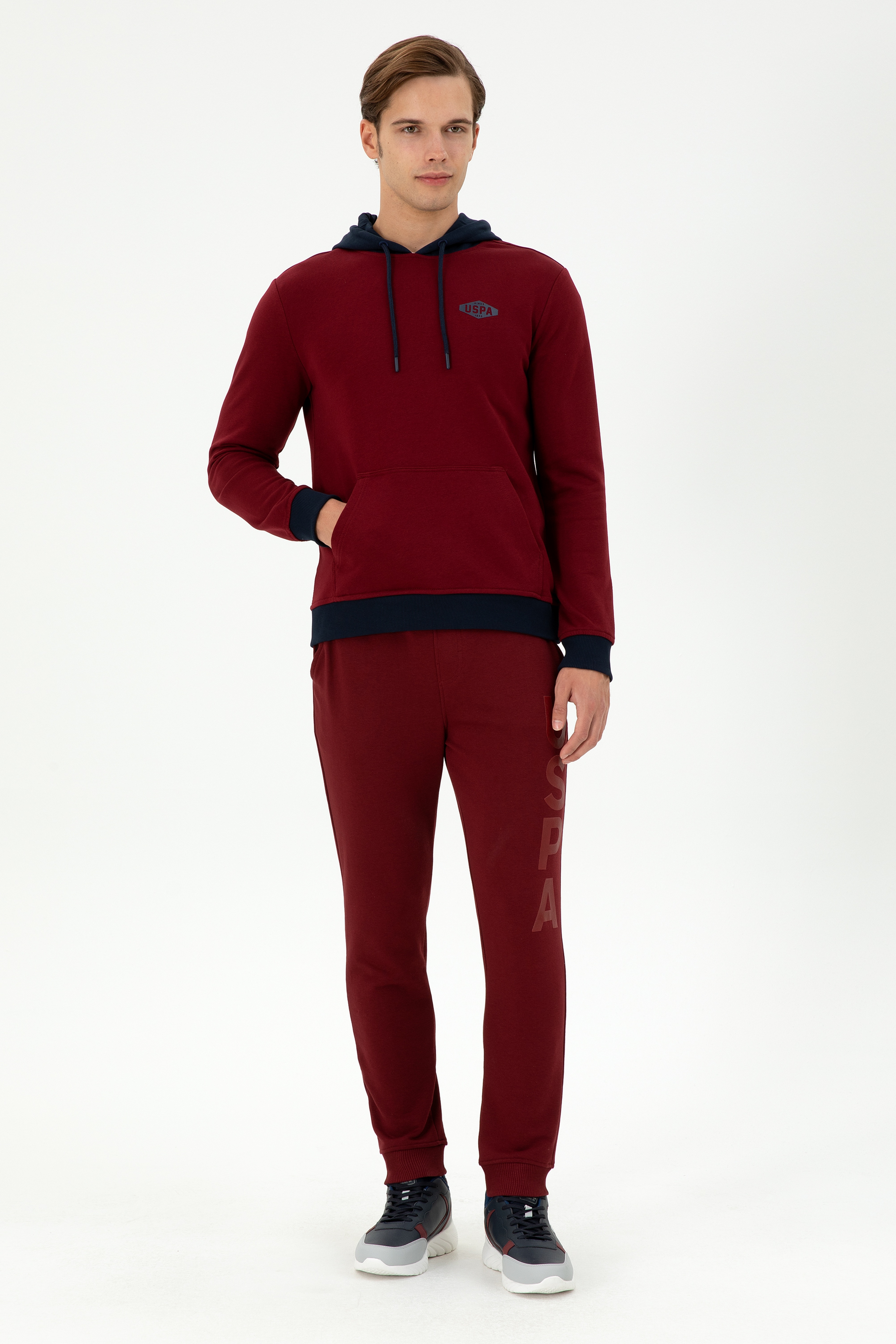 Erkek Bordo Eşofman Altı - Image 3