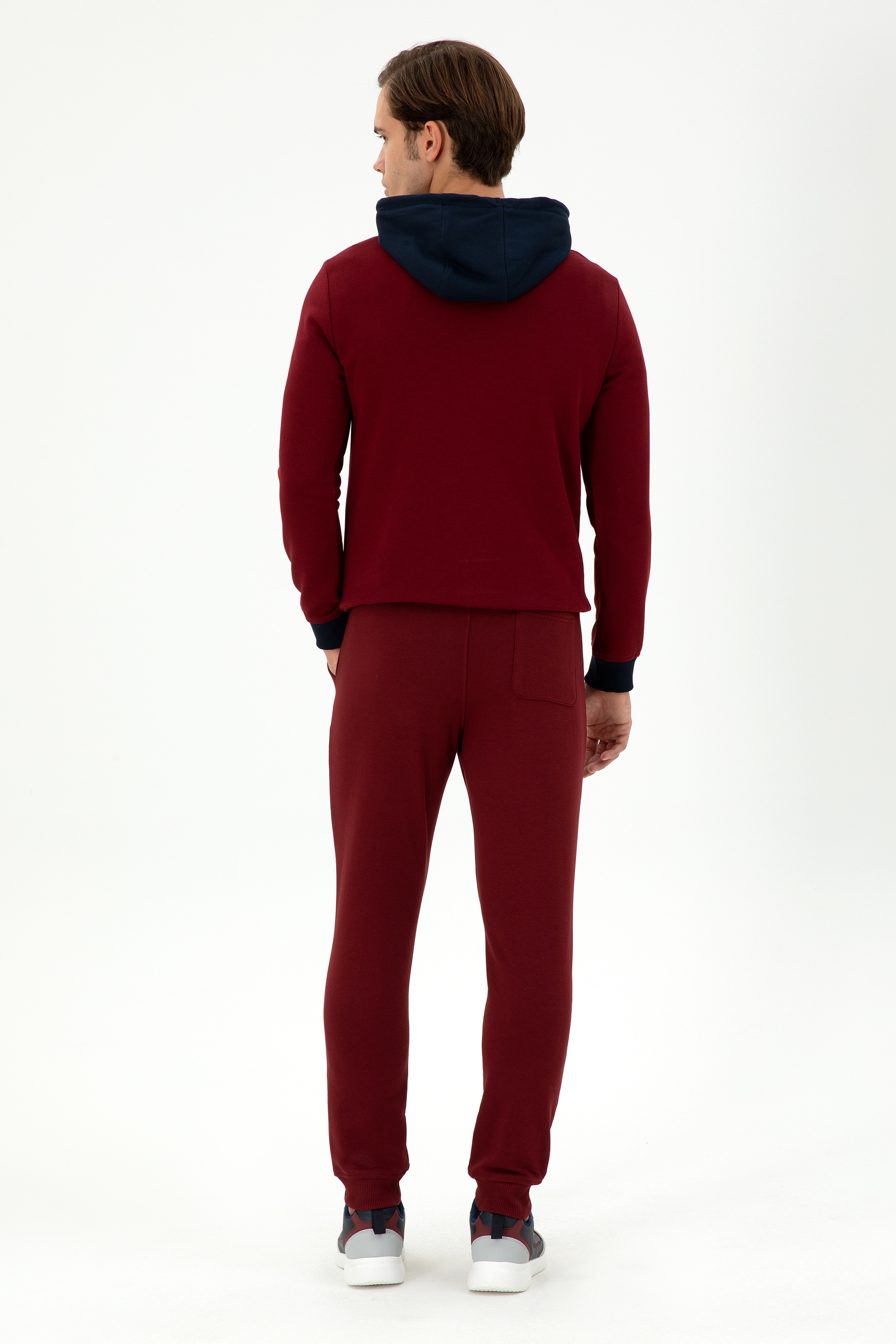 Erkek Bordo Eşofman Altı - Image 4