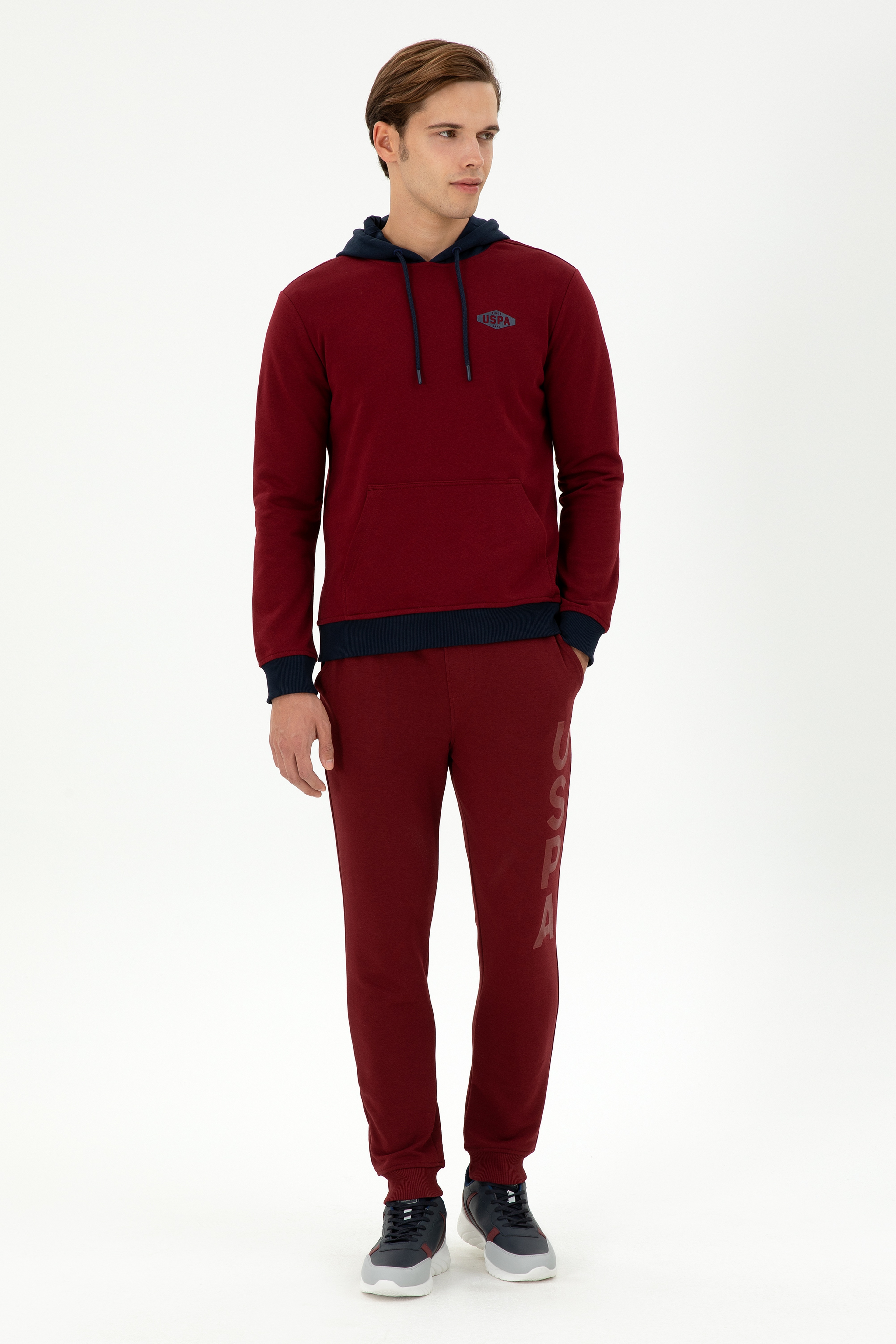 Erkek Bordo Eşofman Altı - Image 1