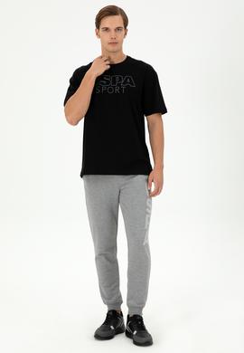 Erkek Gri Melanj Eşofman Altı - 50289061063