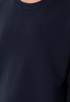 Kadın Lacivert Bisiklet Yaka Sweatshirt - 50291228015