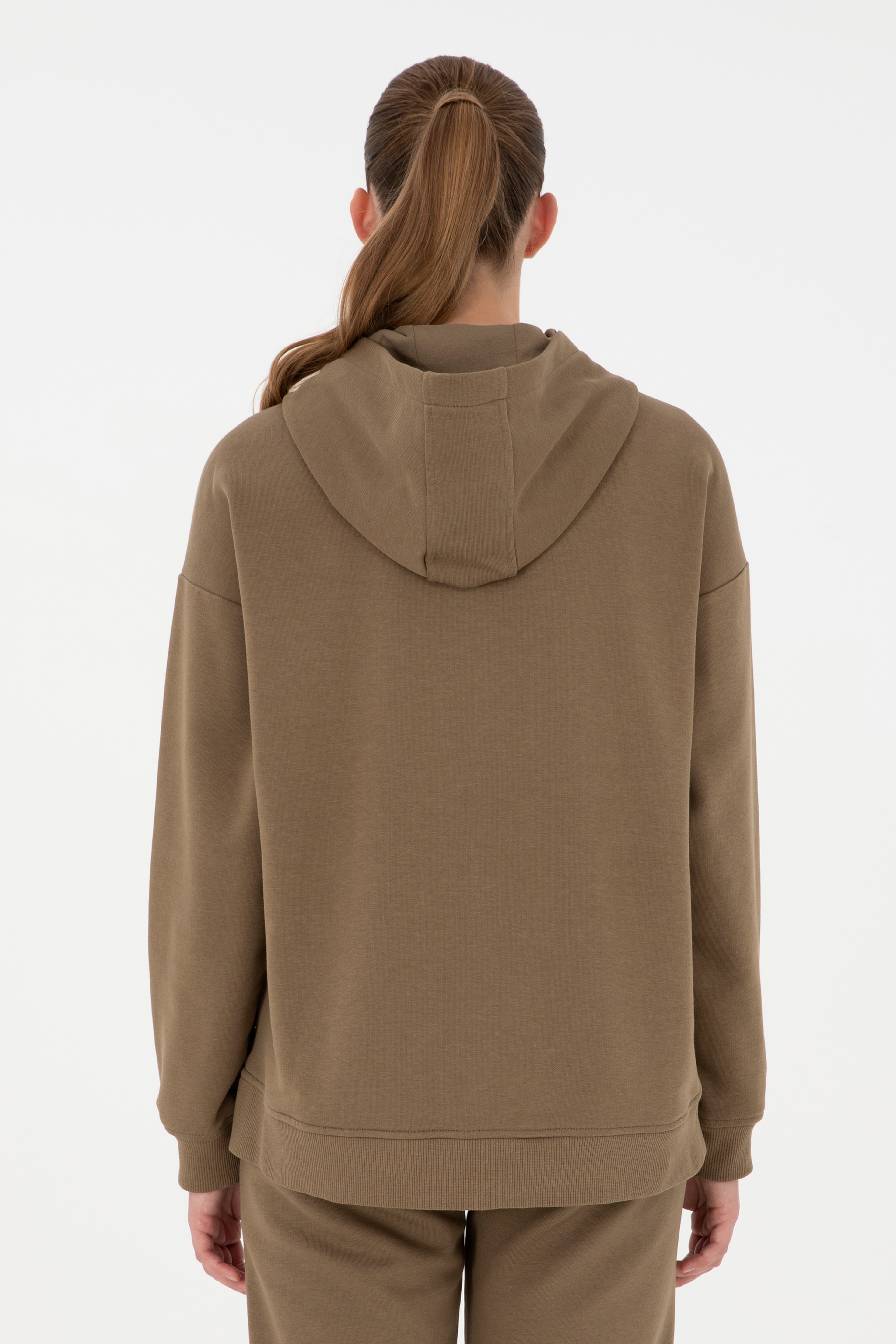 Kadın Haki Sweatshirt