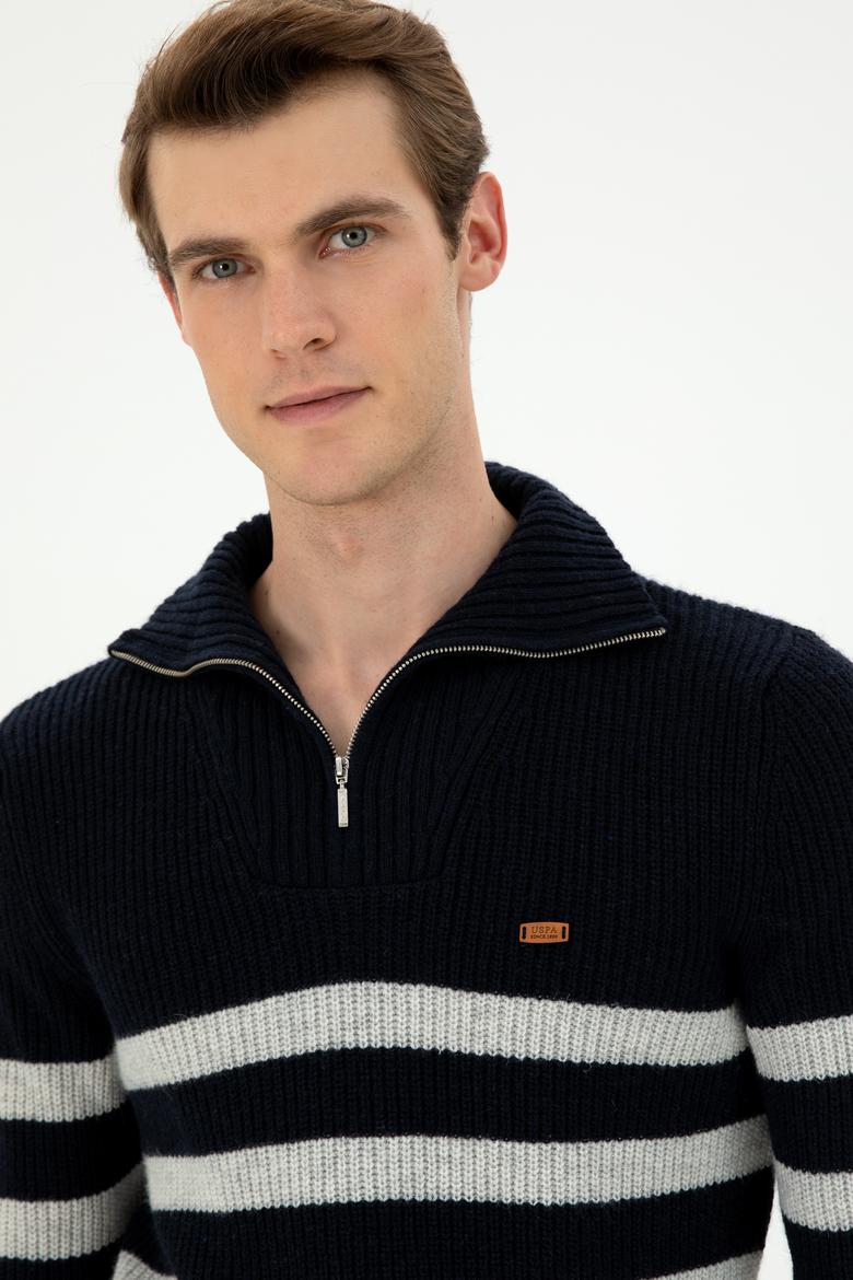 Erkek Lacivert Kazak - 50293125009