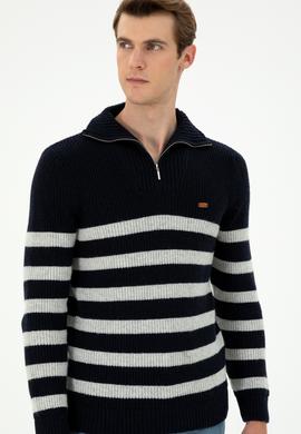 Erkek Lacivert Kazak - 50293125009