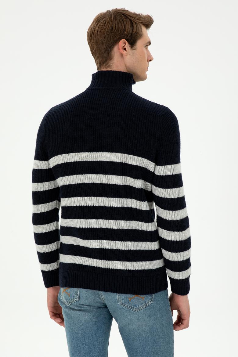 Erkek Lacivert Kazak - 50293125009