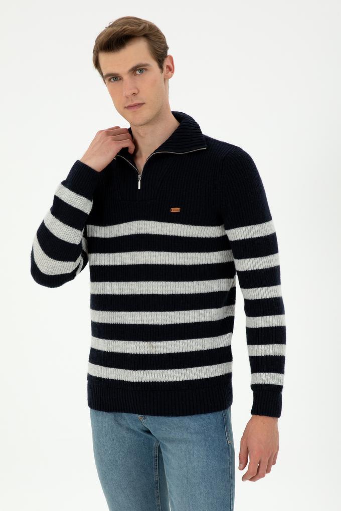 Erkek Lacivert Kazak