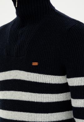 Erkek Lacivert Kazak - 50293125009