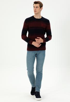 Erkek Bordo Kazak - 50293115009