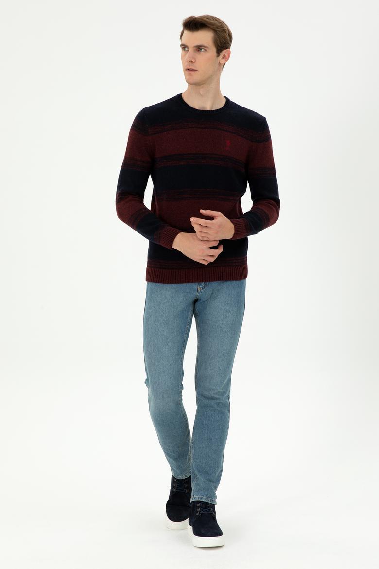 Erkek Bordo Kazak - 50293115009