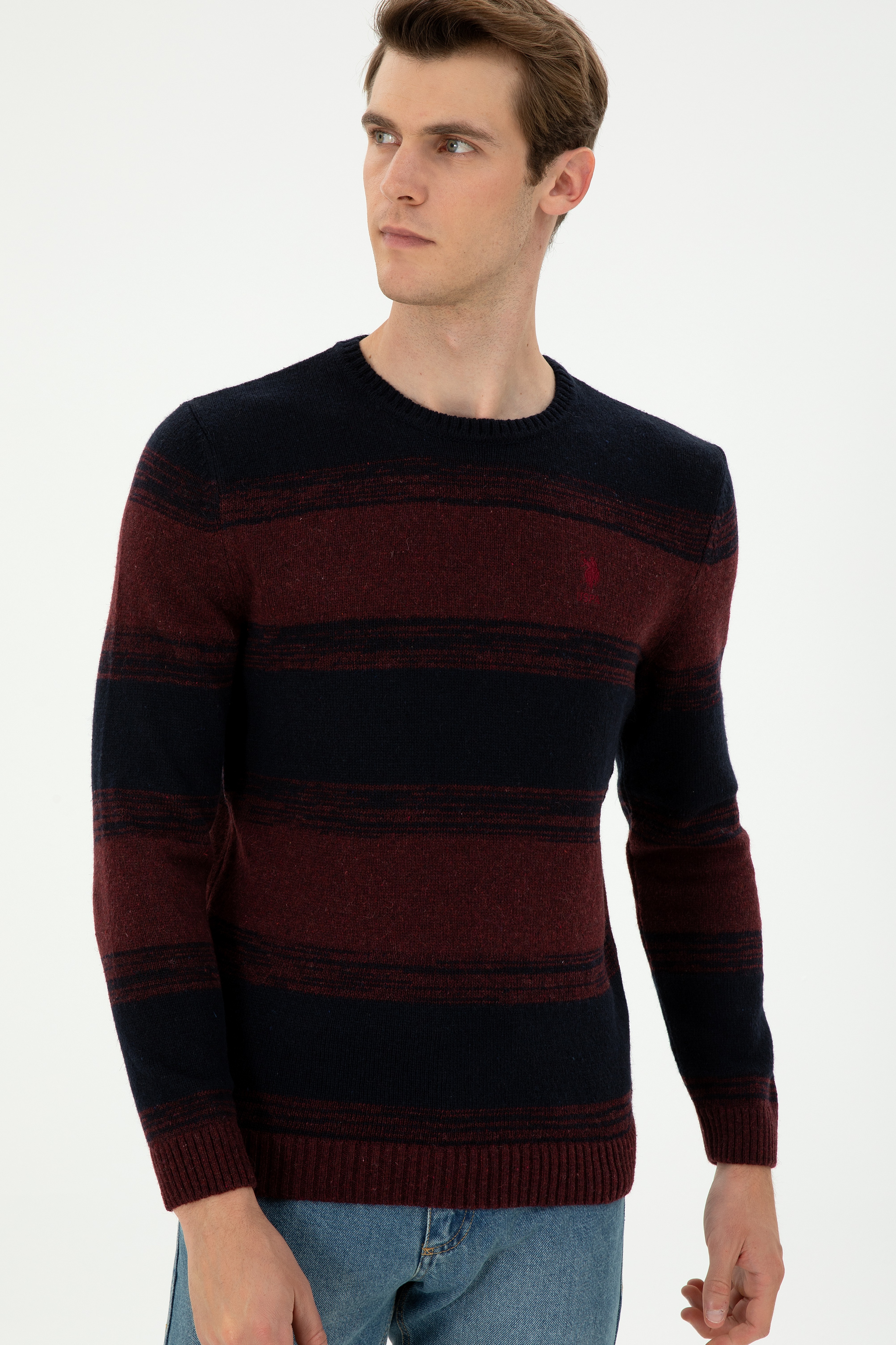 Erkek Bordo Kazak - Image 3