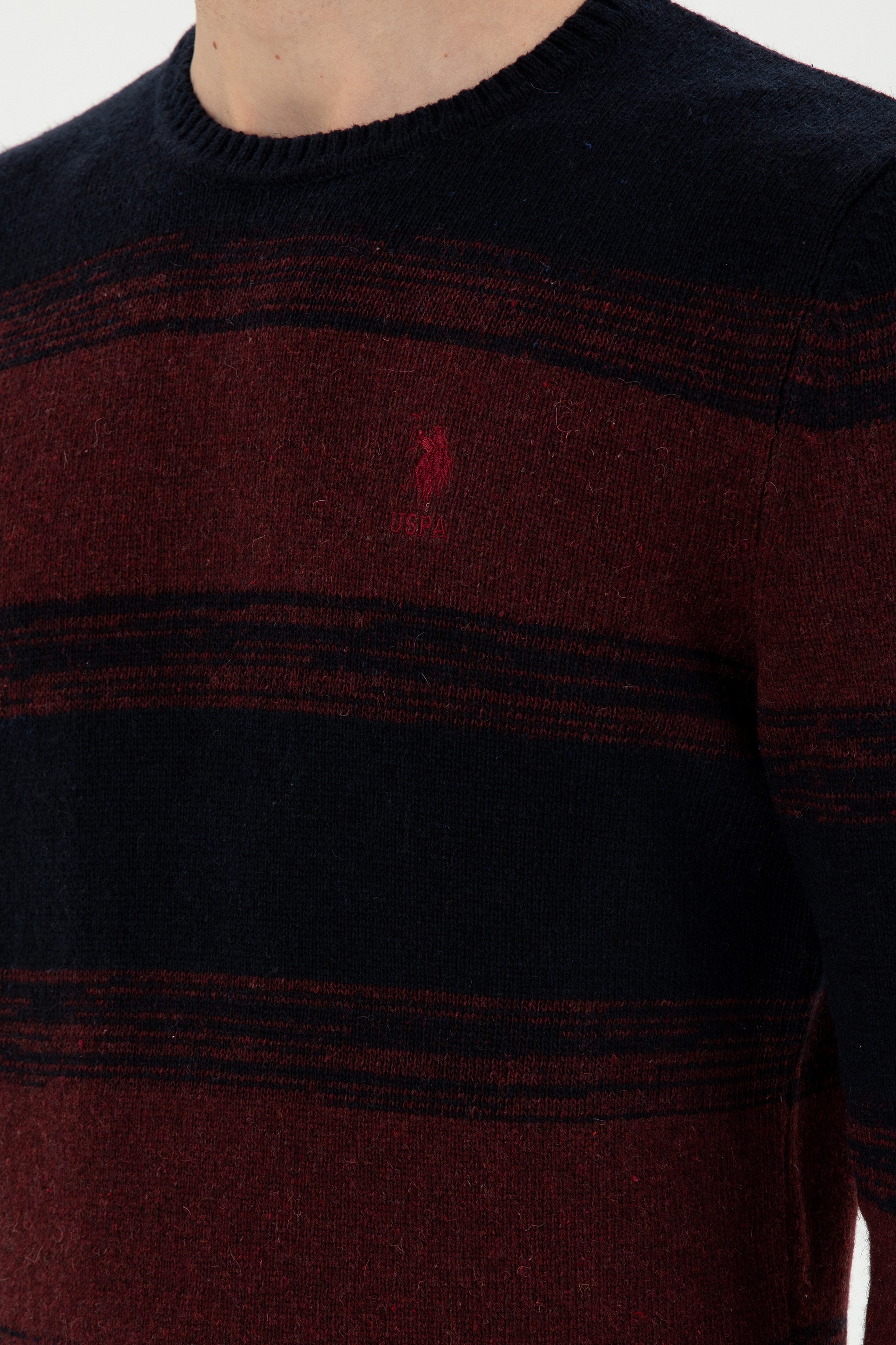 Erkek Bordo Kazak - Image 7