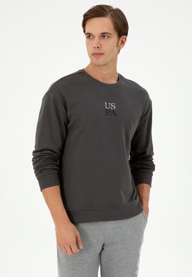Erkek Antrasit Basic Sweatshirt - 50293420019