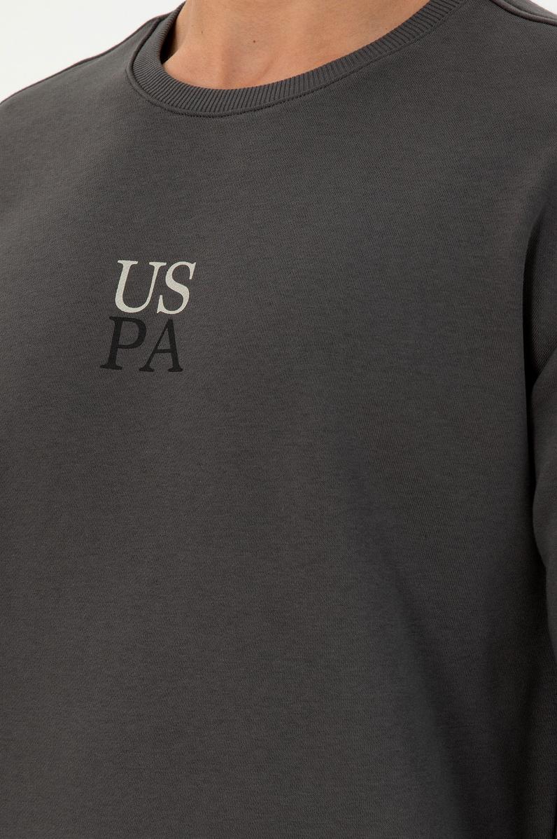 Erkek Antrasit Basic Sweatshirt