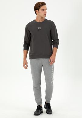 Erkek Antrasit Basic Sweatshirt - 50293420019