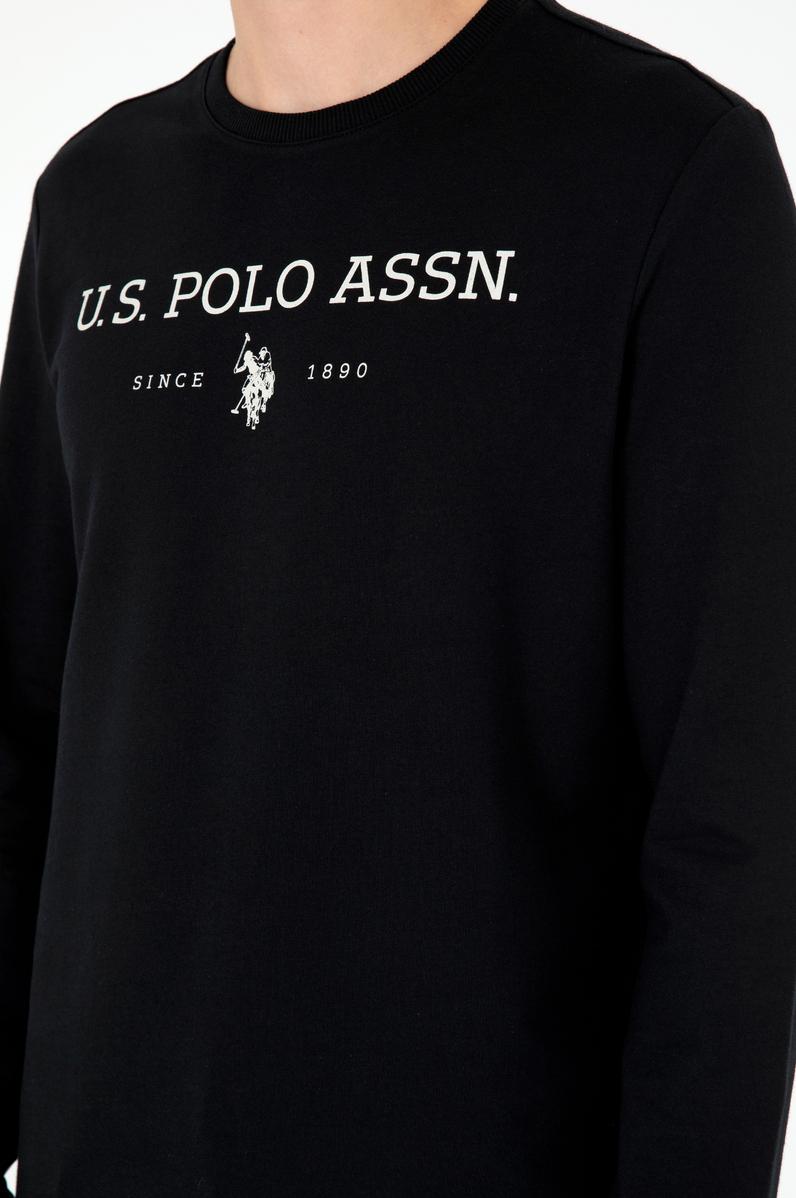 Erkek Siyah Sweatshirt