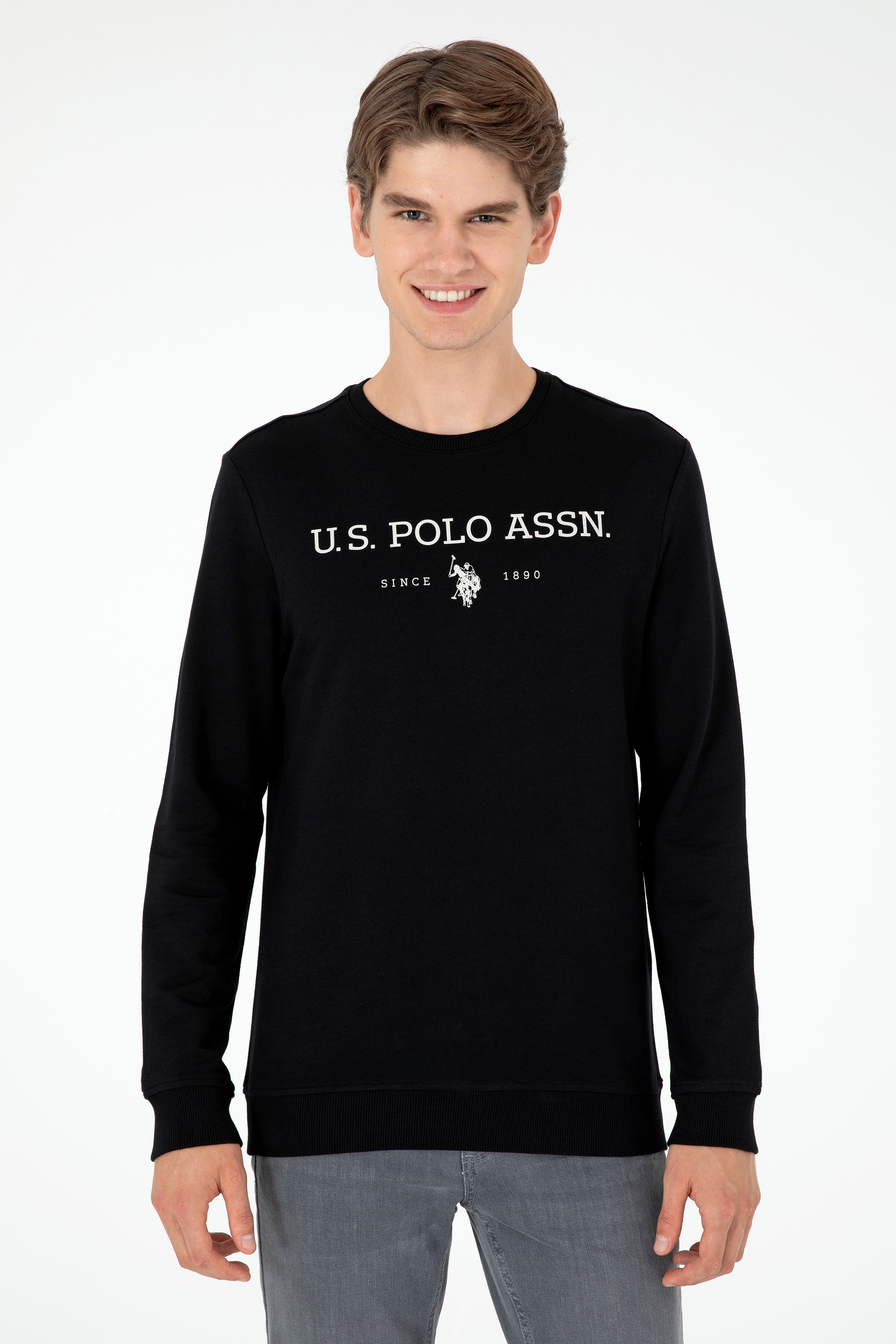 Erkek Siyah Sweatshirt