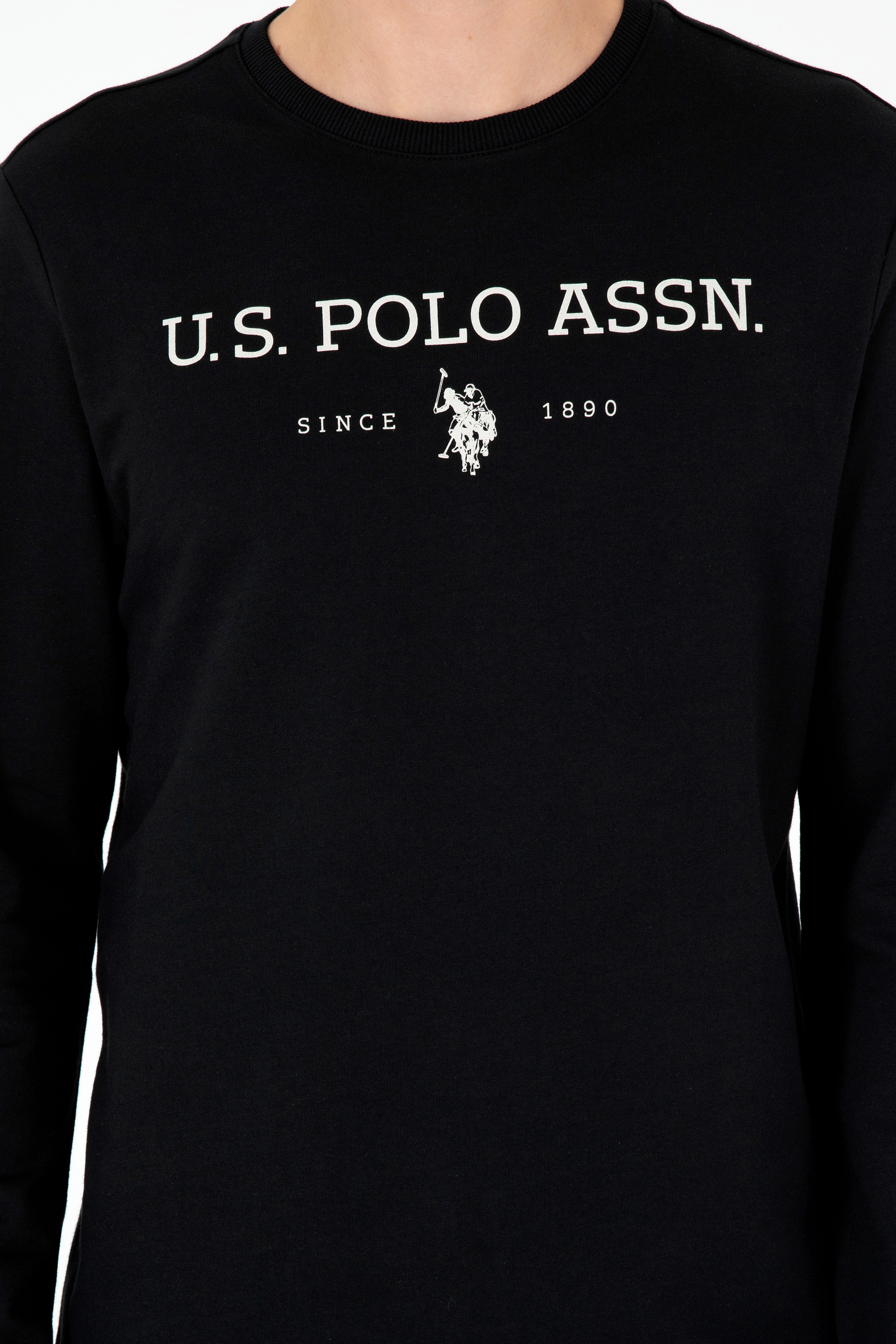 Erkek Siyah Sweatshirt - Image 6