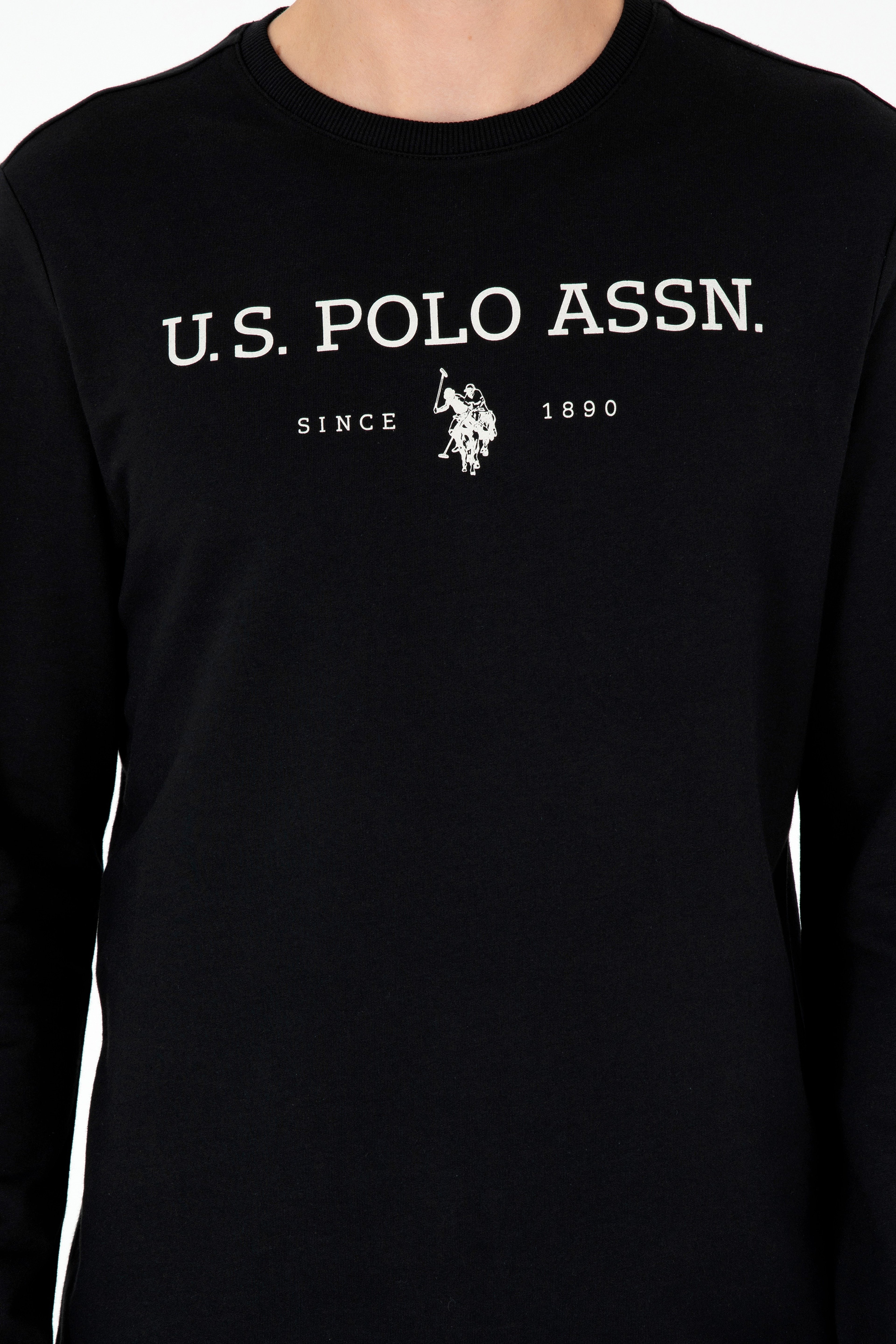 Erkek Siyah Sweatshirt