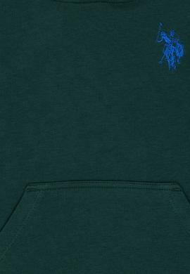 Erkek Çocuk Koyu Yeşil Basic Sweatshirt - 50293609045