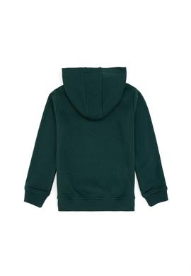 Erkek Çocuk Koyu Yeşil Basic Sweatshirt - 50293609045