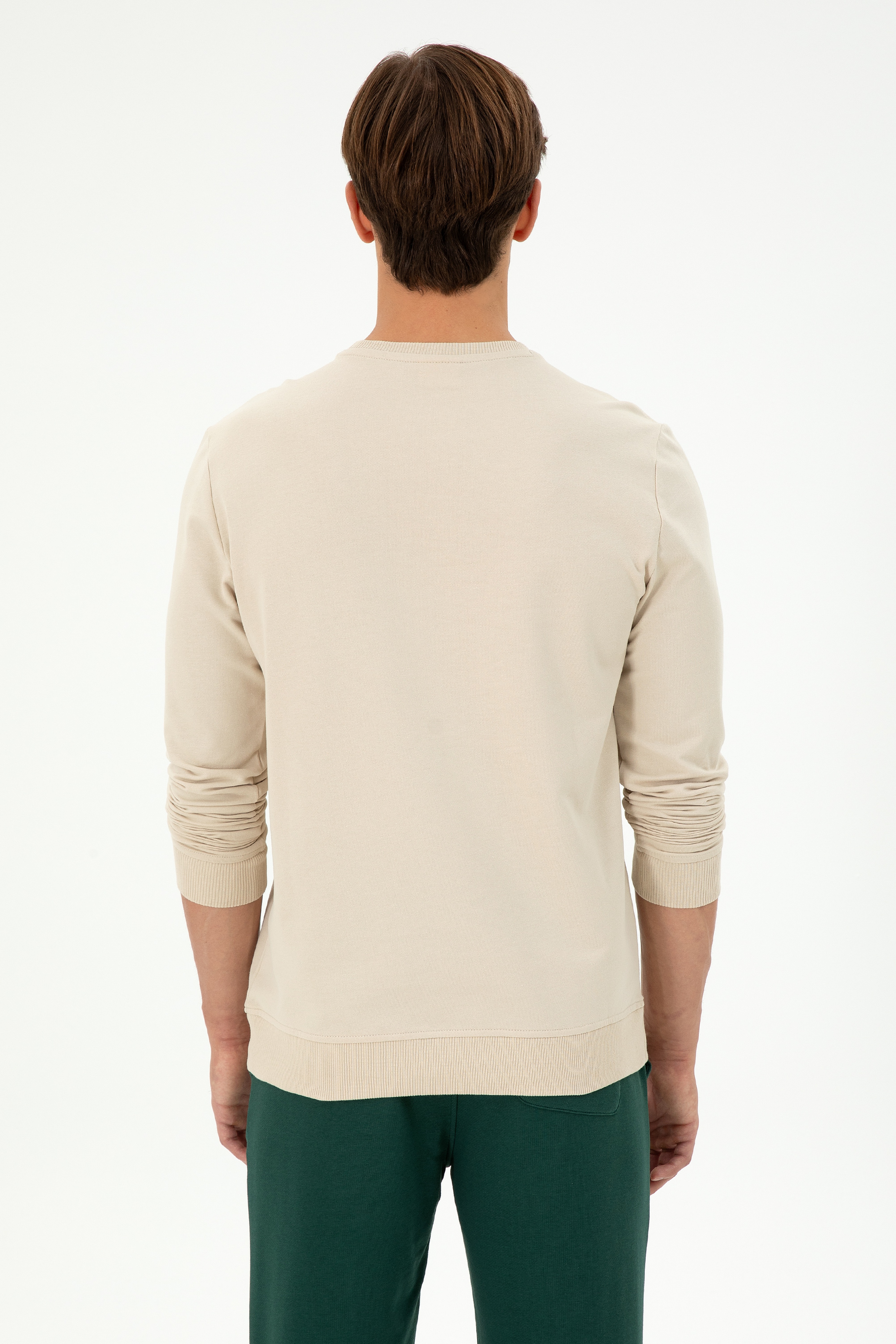 Erkek Taş Sweatshirt - Image 5