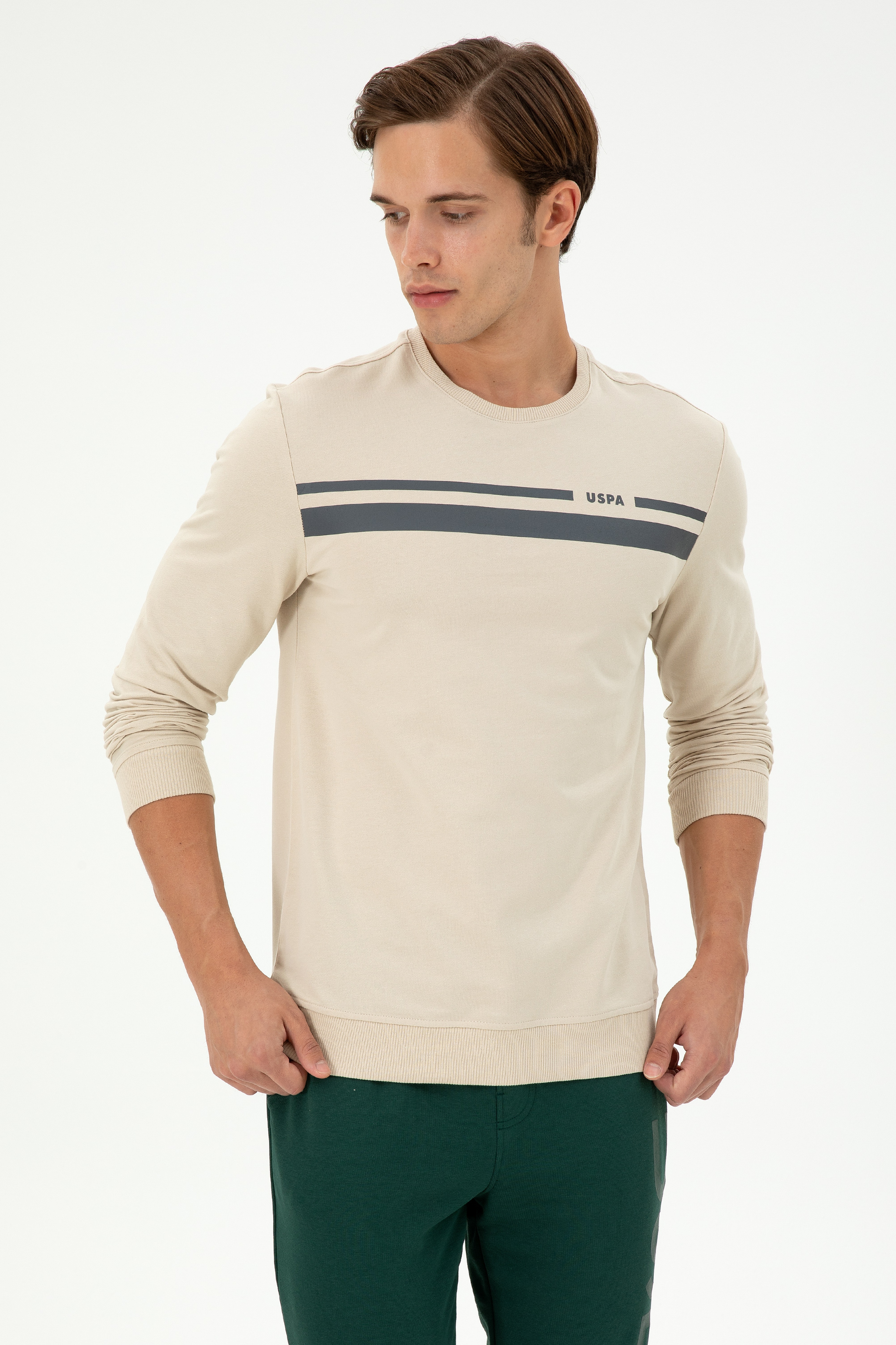 Erkek Taş Sweatshirt - Image 1