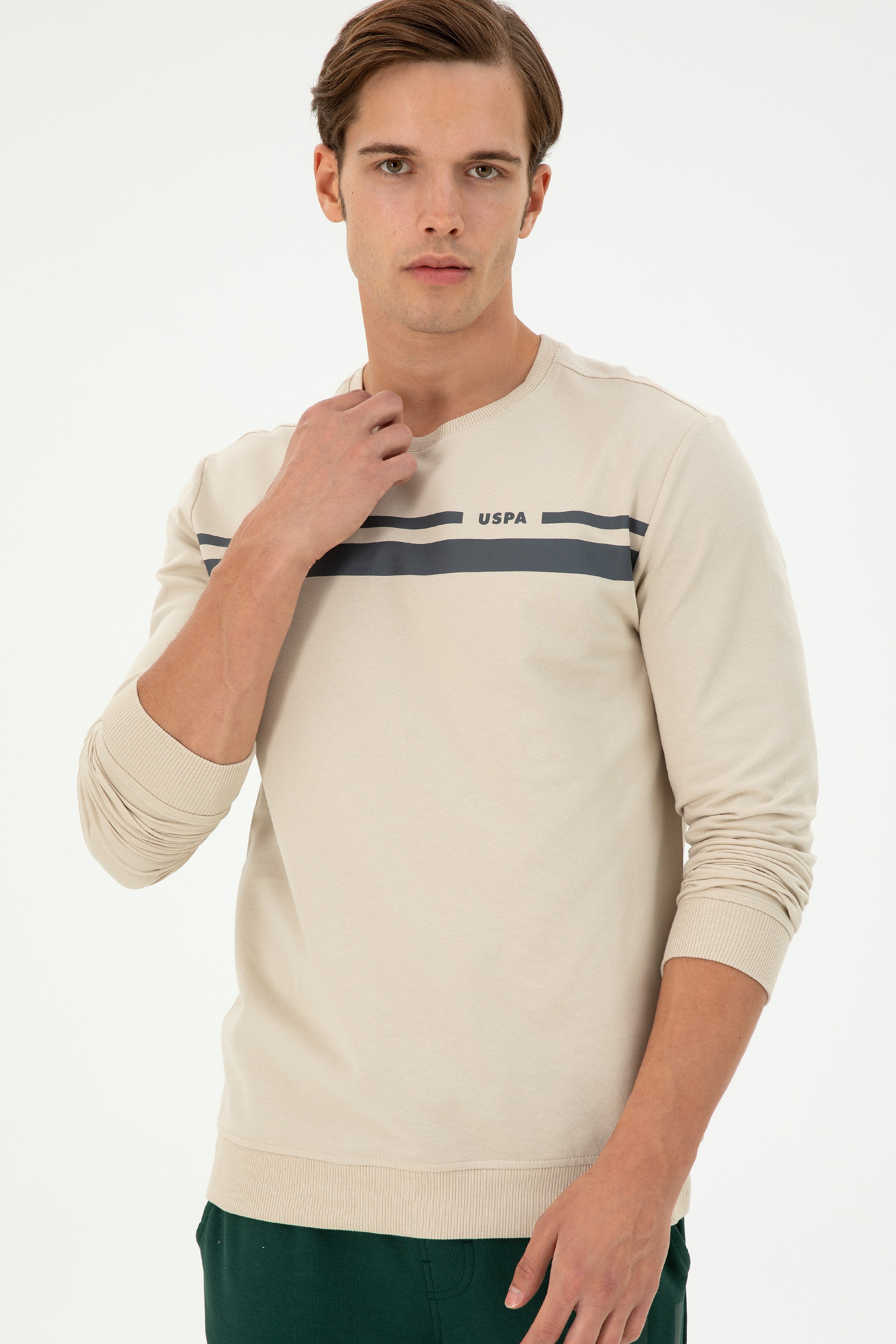 Erkek Taş Sweatshirt