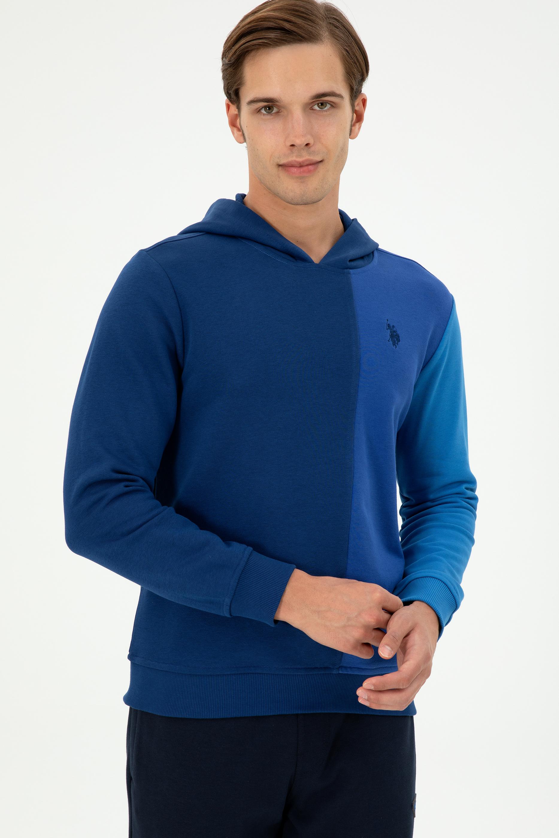 Erkek İndigo Sweatshirt | 50293451061 - U.S.Polo Assn.
