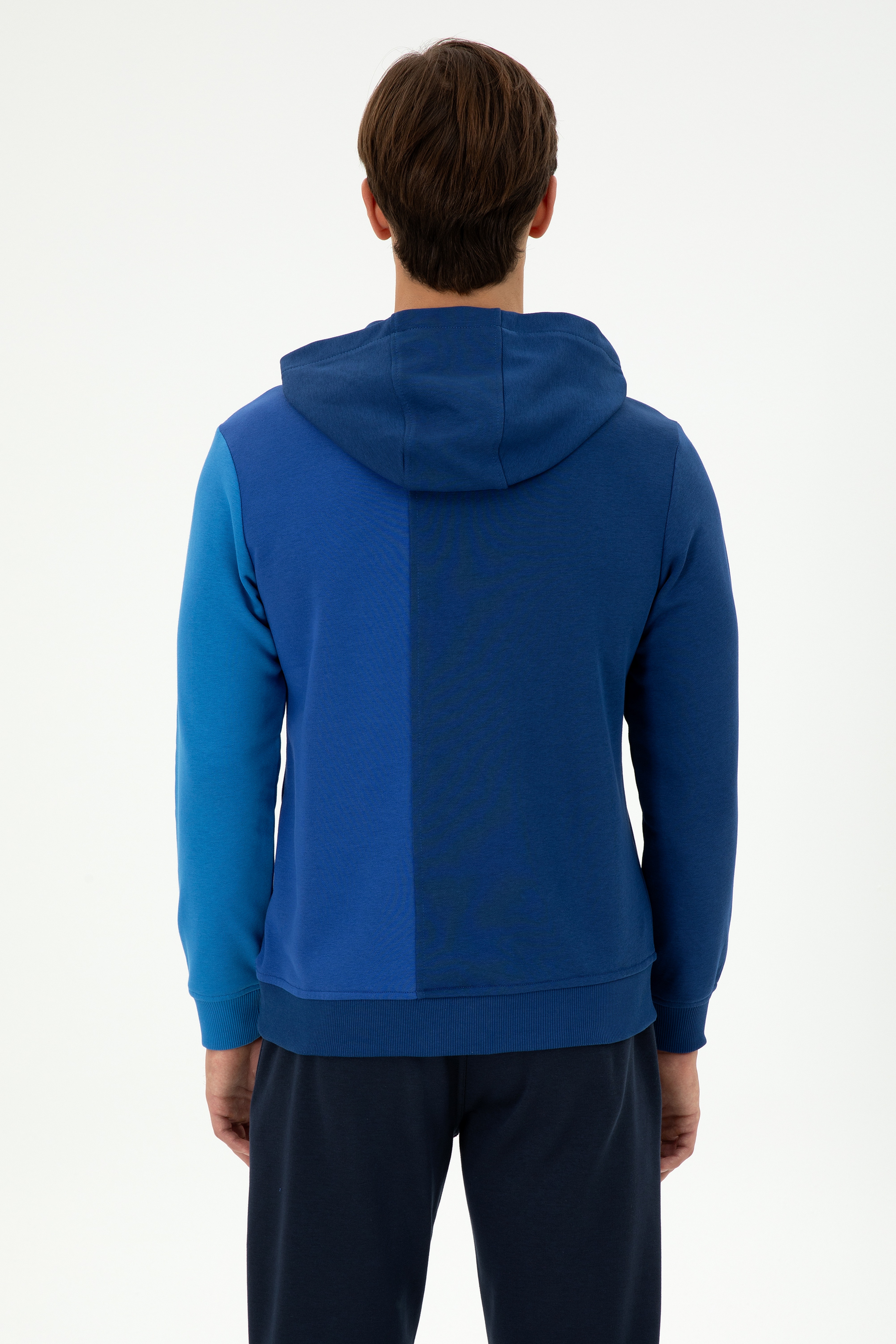 Erkek İndigo Sweatshirt