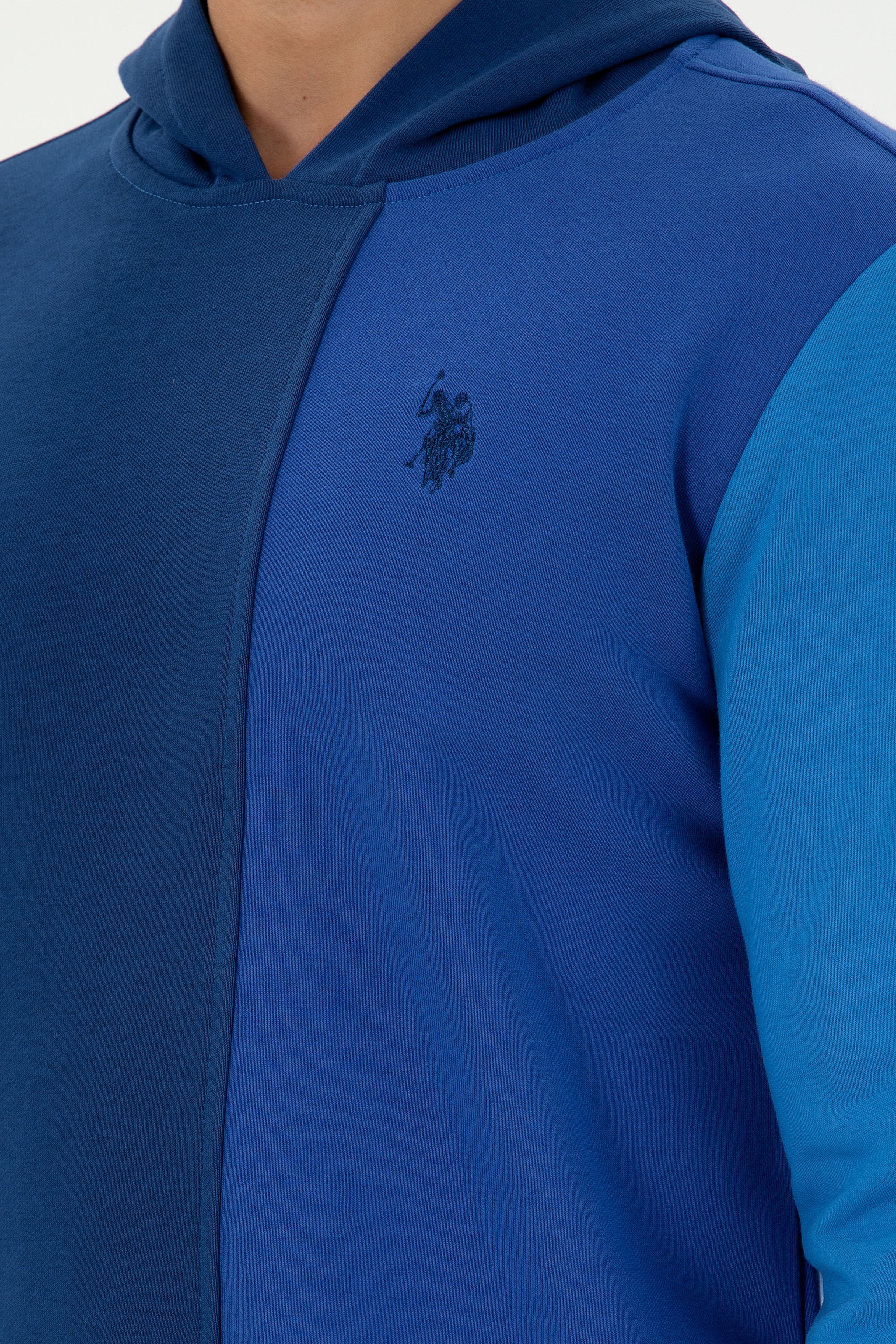 Erkek İndigo Sweatshirt - Image 7