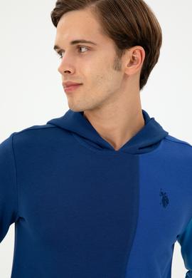 Erkek İndigo Sweatshirt - 50293451061