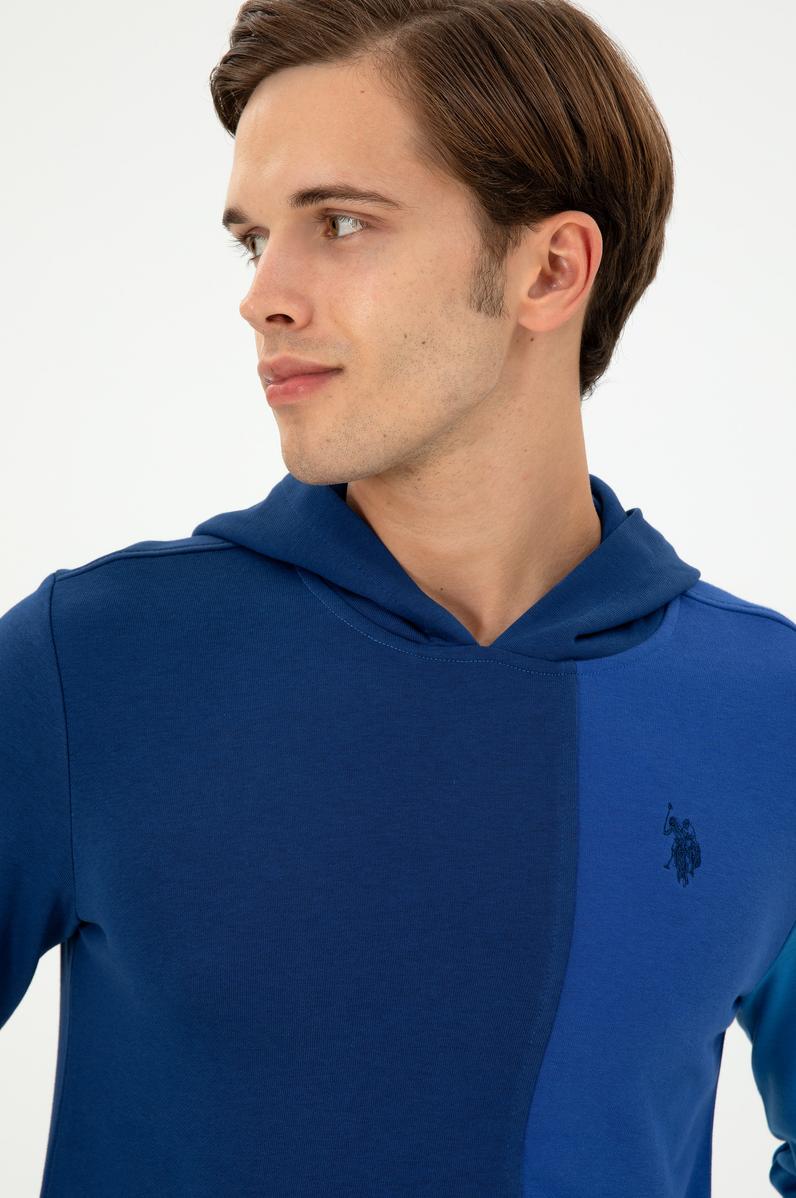 Erkek İndigo Sweatshirt